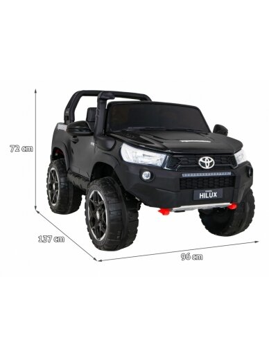 Elektromobilis vaikams Toyota Hilux Black 1