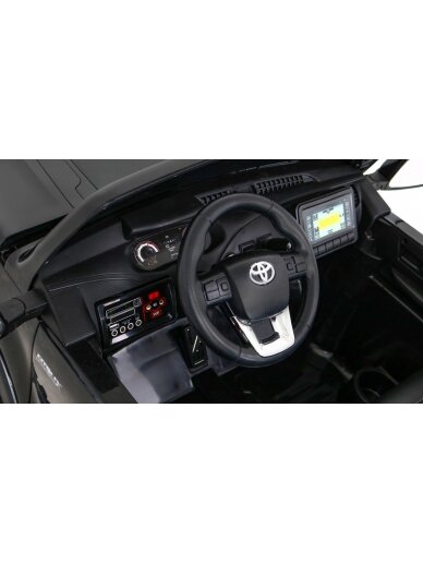 Elektromobilis vaikams Toyota Hilux Black 8
