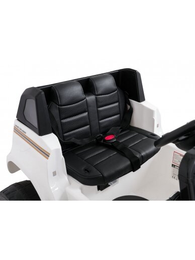 Elektromobilis vaikams Toyota Land Cruiser PRADO White 13 Elektromobilis vaikams Toyota Land Cruiser PRADO White 13