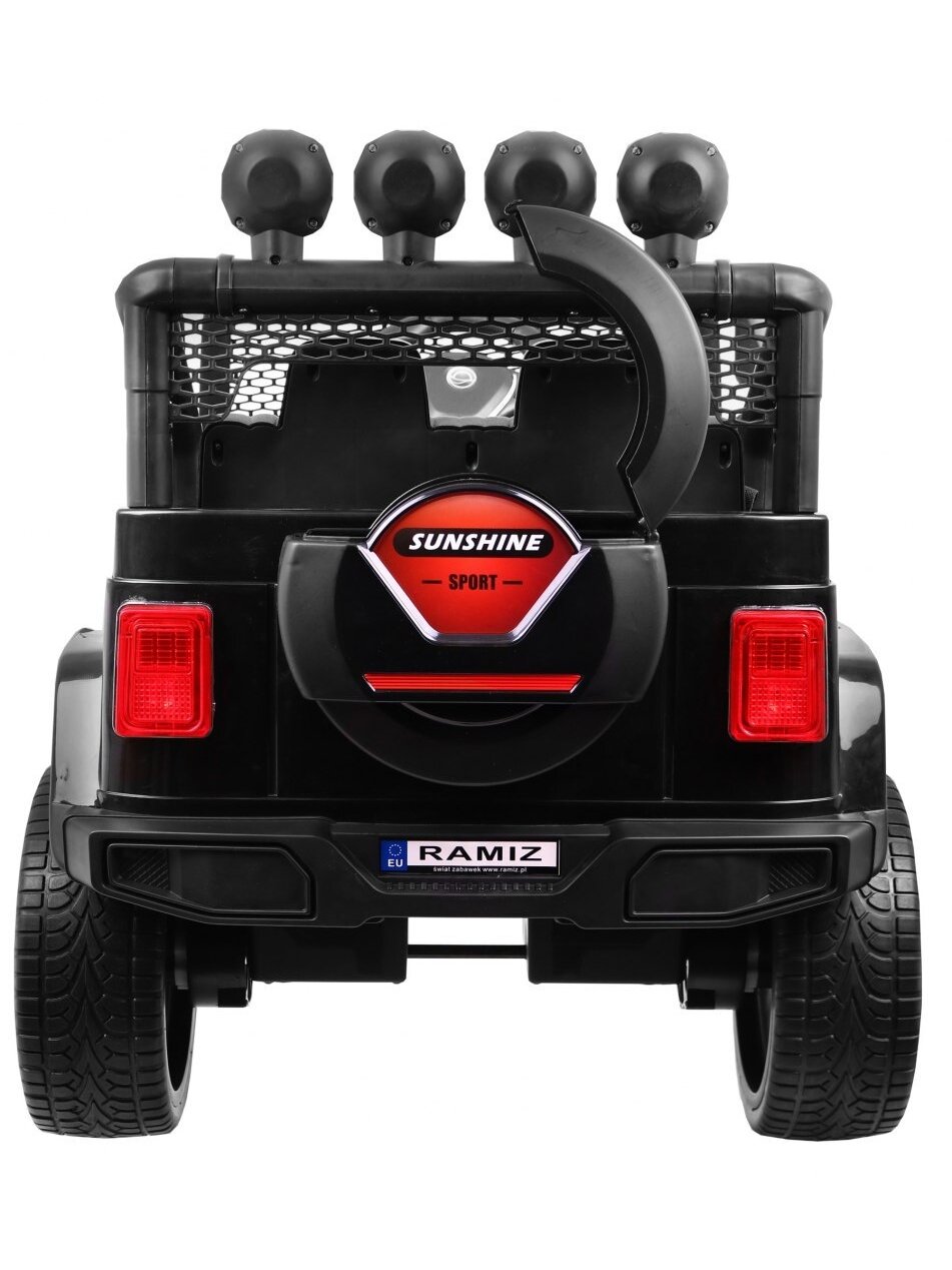 Elektromobilis vaikams NAUJAS "Raptor DRIFTER" 4 x 4 juodas 7