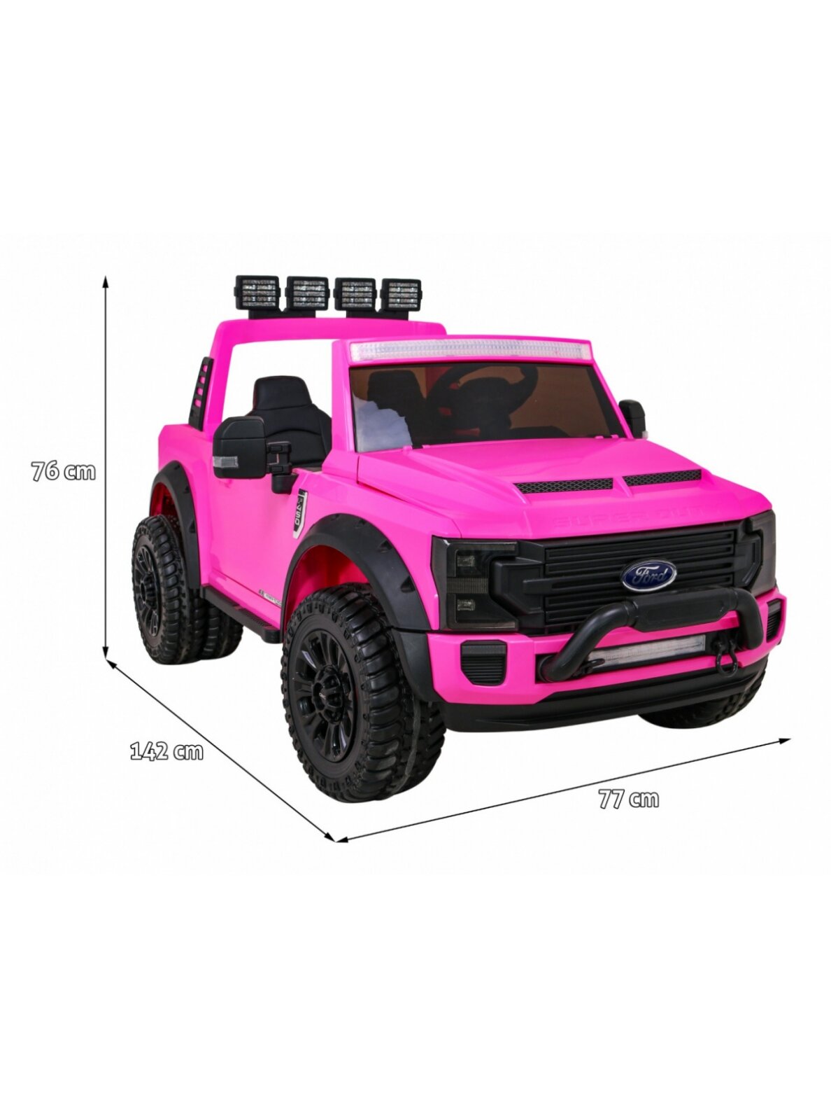 "Ford Super Duty" rožinis 1