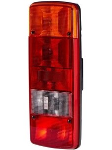 Galinis žibintas RH stačiakampio formos, 12/24V, raudonos/juodos/baltos spalvos, tvirtinamas varžtais, 343x75x133mm, Hella Galinis žibintas RH stačiakampio formos, 12/24V, raudonos/juodos/baltos spalvos, tvirtinamas varžtais, 343x75x133mm, Hella