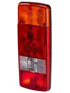 Galinis žibintas LH stačiakampio formos, 12/24V, raudonos/juodos/baltos spalvos, tvirtinamas varžtais, 343x75x133mm, Hella Galinis žibintas LH stačiakampio formos, 12/24V, raudonos/juodos/baltos spalvos, tvirtinamas varžtais, 343x75x133mm, Hella