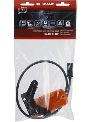 Gabaritinis žibintas LED, stačiakampė, 12-24V, 105,4x45x11,8 mm, Jaeger, Kramp 2