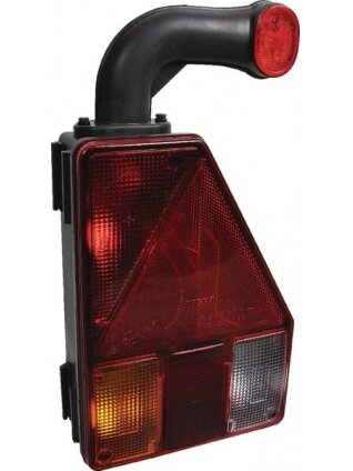 Galinis žibintas RH halogeninis, 12 V, raudonos/gintarinės/skaidrios spalvos, tvirtinamas varžtais, "Aspöck" ausų taškas Galinis žibintas RH halogeninis, 12 V, raudonos/gintarinės/skaidrios spalvos, tvirtinamas varžtais, "Aspöck" ausų taškas