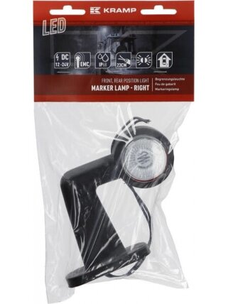 Gabaritinis žibintas RH LED, 12-24V, 125,5x148,5x48,6 mm, Kramp 2 Gabaritinis žibintas RH LED, 12-24V, 125,5x148,5x48,6 mm, Kramp 2