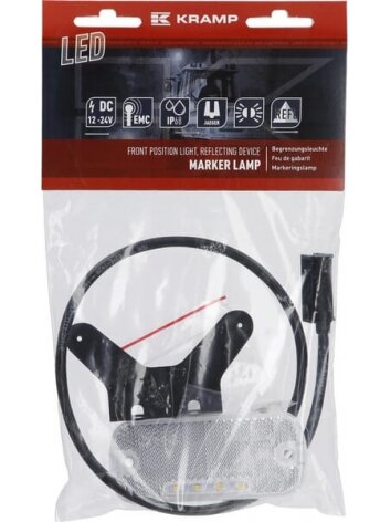 Gabaritinis žibintas LED, stačiakampė, 12-24V, 105,4x45x11,8 mm, Jaeger, Kramp 2 Gabaritinis žibintas LED, stačiakampė, 12-24V, 105,4x45x11,8 mm, Jaeger, Kramp 2
