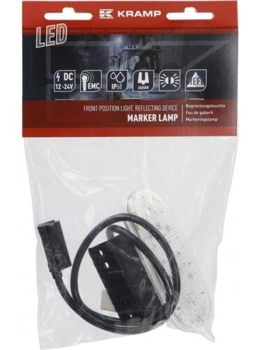 Gabaritinis žibintas LED, stačiakampė, 12-24V, 114x40x25mm, Jaeger, Kramp 3 Gabaritinis žibintas LED, stačiakampė, 12-24V, 114x40x25mm, Jaeger, Kramp 3