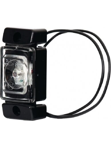 Gabaritinė lemputė LED, stačiakampė, 12/24V, skaidri, tvirtinama varžtais, 72x32mm, Gabaritinė lemputė LED, stačiakampė, 12/24V, skaidri, tvirtinama varžtais, 72x32mm,