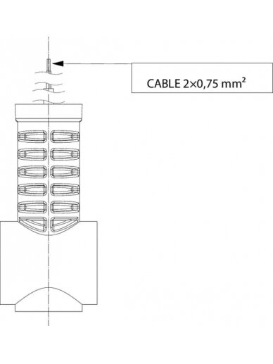 Gabaritinis LED žibintas, 0,7/1,4 W, 12/24 V, balta/oranžinė/raudona, 100x55x118 mm, 3 LED, Kramp 4 Gabaritinis LED žibintas, 0,7/1,4 W, 12/24 V, balta/oranžinė/raudona, 100x55x118 mm, 3 LED, Kramp 4