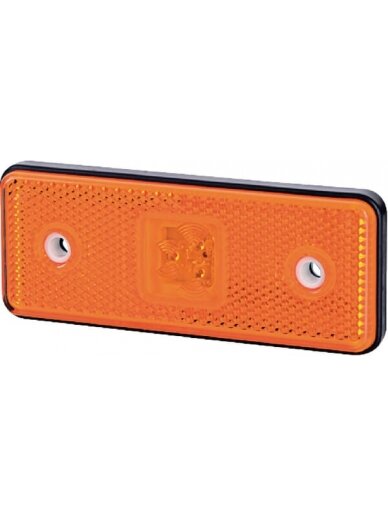 Gabaritinis žibintas LED, 0,4/0,7 W, stačiakampė, 12/24 V, oranžinė, 112x45x11 mm, 3 LED, gopart Gabaritinis žibintas LED, 0,4/0,7 W, stačiakampė, 12/24 V, oranžinė, 112x45x11 mm, 3 LED, gopart
