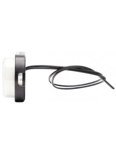 Gabaritinis žibintas LED, balta, stačiakampė, 12-24V, 133,8x53x25mm, "SAFETY LINE", Kramp 2 Gabaritinis žibintas LED, balta, stačiakampė, 12-24V, 133,8x53x25mm, "SAFETY LINE", Kramp 2