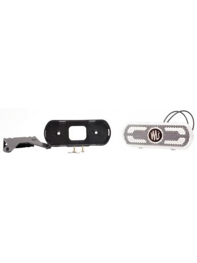 Gabaritinis žibintas LED, balta, stačiakampė, 12-24V, 133,8x53x25mm, "SAFETY LINE", Kramp 5 Gabaritinis žibintas LED, balta, stačiakampė, 12-24V, 133,8x53x25mm, "SAFETY LINE", Kramp 5