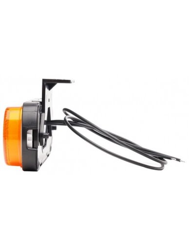 Gabaritinis žibintas LED, gintarinė, stačiakampė, 12-24V, 133,8x53x25mm, "SAFETY LINE", Kramp 2 Gabaritinis žibintas LED, gintarinė, stačiakampė, 12-24V, 133,8x53x25mm, "SAFETY LINE", Kramp 2