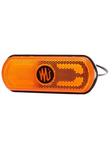 Gabaritinis žibintas LED, gintarinė, stačiakampė, 12-24V, 133,8x53x25mm, "SAFETY LINE", Kramp 4 Gabaritinis žibintas LED, gintarinė, stačiakampė, 12-24V, 133,8x53x25mm, "SAFETY LINE", Kramp 4