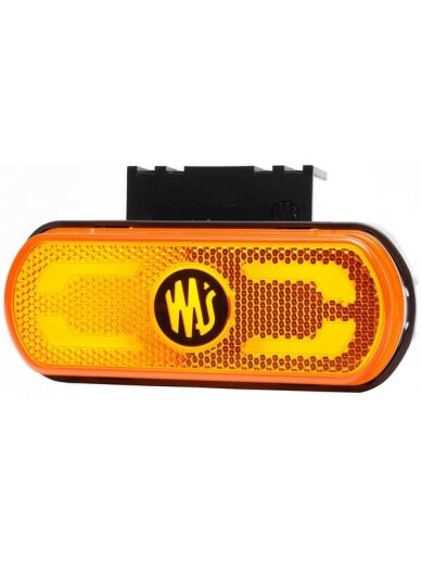 Gabaritinis žibintas LED, gintarinė, stačiakampė, 12-24V, 133,8x53x25mm, "SAFETY LINE", Kramp 7 Gabaritinis žibintas LED, gintarinė, stačiakampė, 12-24V, 133,8x53x25mm, "SAFETY LINE", Kramp 7