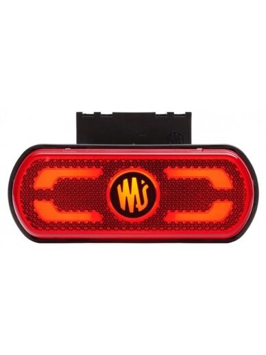 Gabaritinis žibintas LED, raudona, stačiakampė, 12-24V, 133,8x53x25mm, "SAFETY LINE", Kramp Gabaritinis žibintas LED, raudona, stačiakampė, 12-24V, 133,8x53x25mm, "SAFETY LINE", Kramp