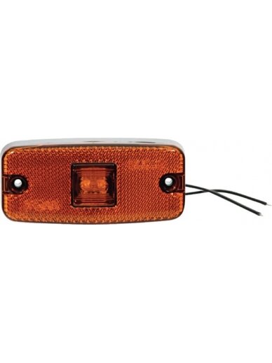 Gabaritinis žibintas LED, stačiakampė, 12-24V, 111x50,5x23mm, Kramp 1 Gabaritinis žibintas LED, stačiakampė, 12-24V, 111x50,5x23mm, Kramp 1