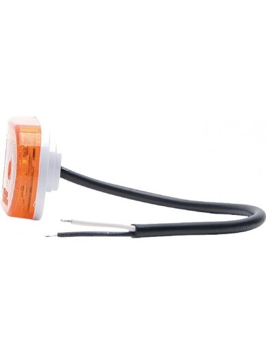 Gabaritinis žibintas LED, stačiakampė, 12-24V, 114x40x25mm, Kramp 6 Gabaritinis žibintas LED, stačiakampė, 12-24V, 114x40x25mm, Kramp 6