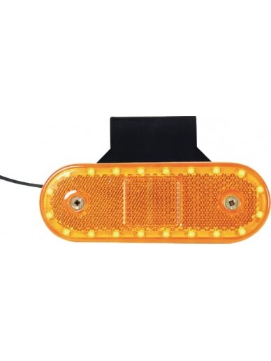 Gabaritinis žibintas LED, stačiakampė, 12-24V, 114x40x25mm, Kramp 2 Gabaritinis žibintas LED, stačiakampė, 12-24V, 114x40x25mm, Kramp 2