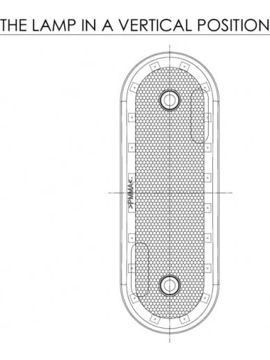 Gabaritinis žibintas LED, stačiakampė, 12-24V, 114x40x25mm, Kramp 11