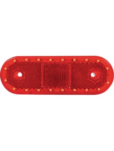 Gabaritinis žibintas LED, stačiakampė, 12-24V, 114x40x25mm, Kramp 2