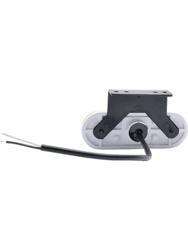 Gabaritinis žibintas LED, stačiakampė, 12-24V, 114x40x25mm, Kramp 4