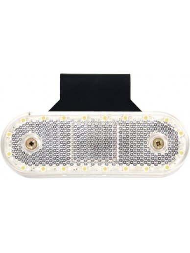 Gabaritinis žibintas LED, stačiakampė, 12-24V, 114x40x25mm, Kramp 1 Gabaritinis žibintas LED, stačiakampė, 12-24V, 114x40x25mm, Kramp 1