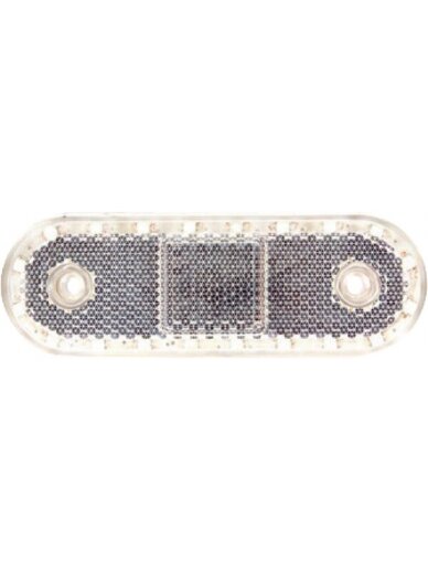 Gabaritinis žibintas LED, stačiakampė, 12-24V, 114x40x25mm, Kramp Gabaritinis žibintas LED, stačiakampė, 12-24V, 114x40x25mm, Kramp
