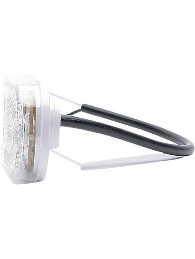 Gabaritinis žibintas LED, stačiakampė, 12-24V, 114x40x25mm, Kramp 3 Gabaritinis žibintas LED, stačiakampė, 12-24V, 114x40x25mm, Kramp 3