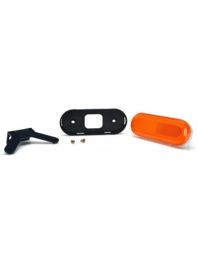Gabaritinis žibintas LED, stačiakampė, 12-24V, 124x49x20mm, Kramp 10 Gabaritinis žibintas LED, stačiakampė, 12-24V, 124x49x20mm, Kramp 10
