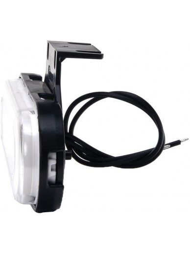 Gabaritinis žibintas LED, stačiakampė, 12-24V, 124x49x20mm, Kramp 5