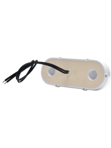 Gabaritinis žibintas LED, stačiakampė, 12-24V, 124x49x20mm, Kramp 9