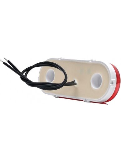 Gabaritinis žibintas LED, stačiakampė, 12-24V, 124x49x20mm, Kramp 9 Gabaritinis žibintas LED, stačiakampė, 12-24V, 124x49x20mm, Kramp 9