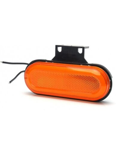 Gabaritinis žibintas LED, stačiakampė, 12-24V, 124x49x20mm, Kramp 4 Gabaritinis žibintas LED, stačiakampė, 12-24V, 124x49x20mm, Kramp 4