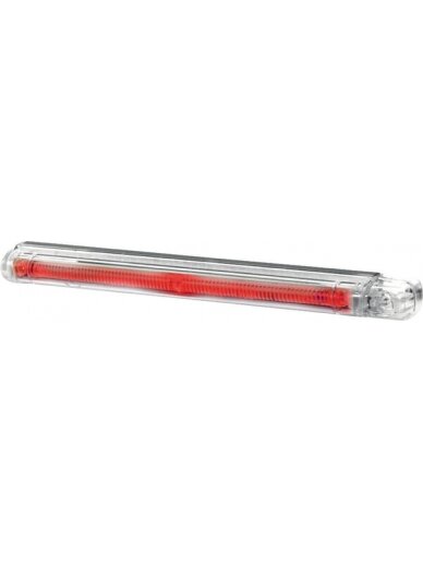 Gabaritinis žibintas LED, stačiakampė, 12/24V, skaidri, tvirtinama varžtais, 246x20x22mm, Waś Gabaritinis žibintas LED, stačiakampė, 12/24V, skaidri, tvirtinama varžtais, 246x20x22mm, Waś