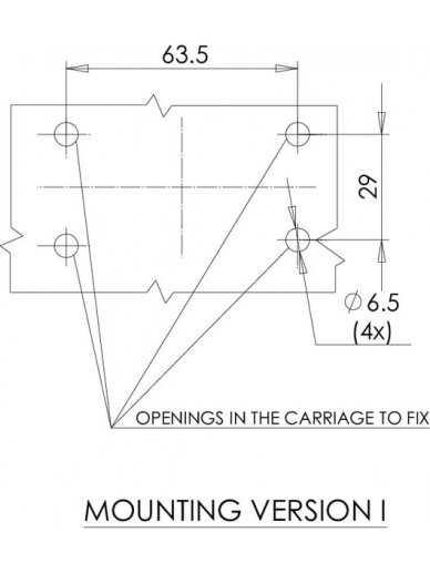 Gabaritinis žibintas RH LED, 12-24V, 108x134.5x48.6mm, Kramp 5