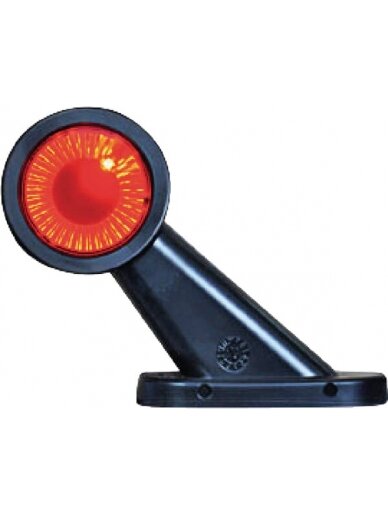 Gabaritinis žibintas RH LED, 12-24V, 108x134.5x48.6mm, Kramp
