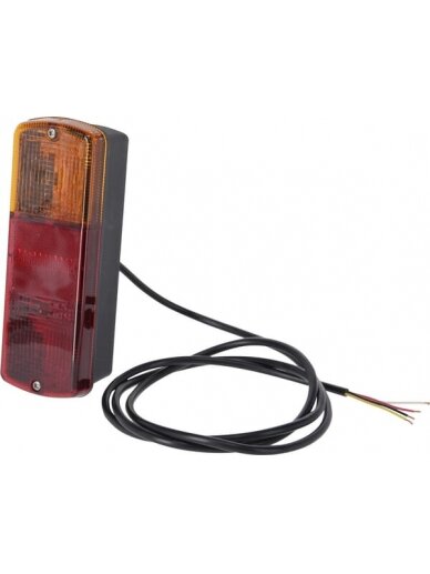 Galinis kombinuotas žibintas 12V gintarinis/raudonas kairysis Galinis kombinuotas žibintas 12V gintarinis/raudonas kairysis