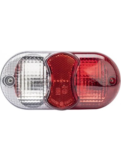 Galinis žibintas LH apvalus, 12/24V, gintarinis/raudonas, tvirtinamas varžtais, 162,5x AMP kištukas, "Cobo 2 Galinis žibintas LH apvalus, 12/24V, gintarinis/raudonas, tvirtinamas varžtais, 162,5x AMP kištukas, "Cobo 2