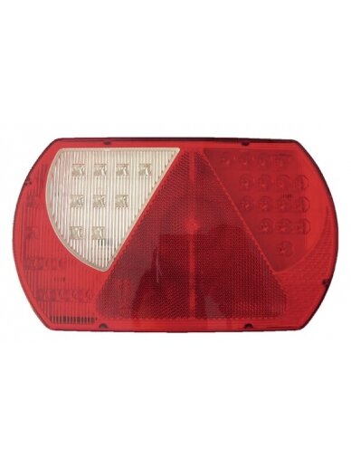 Galinis žibintas LH LED, 9/10,3 W, stačiakampis, 12/24 V, baltas/raudonas/geltonas/mėlynas, tvirtinamas varžtais, 237x29x140 mm, 47 šviesos diodai Galinis žibintas LH LED, 9/10,3 W, stačiakampis, 12/24 V, baltas/raudonas/geltonas/mėlynas, tvirtinamas varžtais, 237x29x140 mm, 47 šviesos diodai