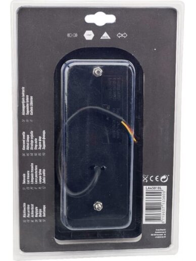 Galinis žibintas LH LED, stačiakampis, 12-24V, 228x106x40mm, gopart 2
