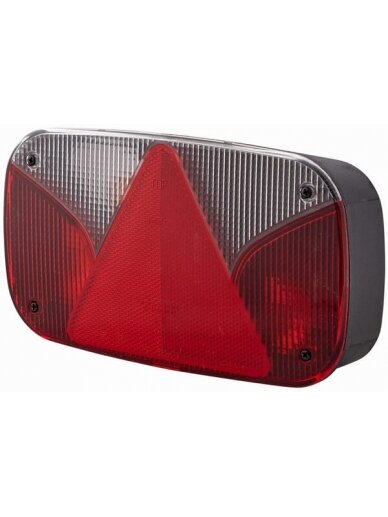 Galinis žibintas LH stačiakampio formos, 12V, raudonos/gintarinės spalvos, tvirtinamas varžtais, 247x60x138mm, Hella Galinis žibintas LH stačiakampio formos, 12V, raudonos/gintarinės spalvos, tvirtinamas varžtais, 247x60x138mm, Hella