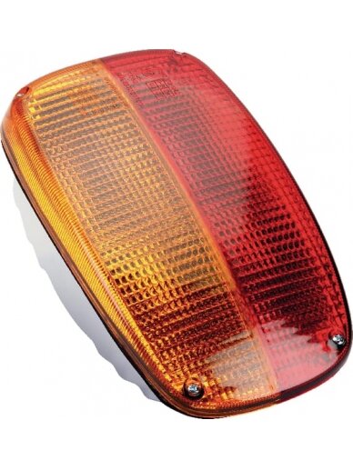 Galinis žibintas LH stačiakampio formos, raudonos/juodos spalvos, tvirtinamas varžtais, 259x158 mm AMP kištukas, Cobo Galinis žibintas LH stačiakampio formos, raudonos/juodos spalvos, tvirtinamas varžtais, 259x158 mm AMP kištukas, Cobo