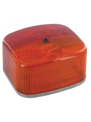Galinis žibintas RH kvadratinis, 12 V, gintarinis/raudonas, tvirtinamas varžtais, 95x54x85 mm, Jokon Galinis žibintas RH kvadratinis, 12 V, gintarinis/raudonas, tvirtinamas varžtais, 95x54x85 mm, Jokon