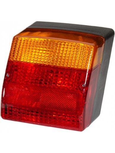 Galinis žibintas RH kvadratinis, 12 V, raudonas/oranžinis, tvirtinamas varžtais, 155xHella Galinis žibintas RH kvadratinis, 12 V, raudonas/oranžinis, tvirtinamas varžtais, 155xHella