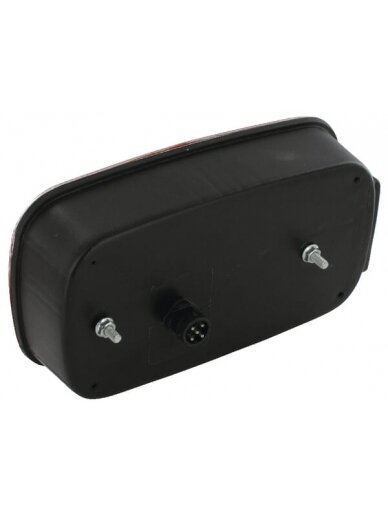 Galinis žibintas RH stačiakampio formos, 12V, raudonas/permatomas/gintarinis, tvirtinamas varžtais, 244xMultipoint III, gamintojas Aspöck 1 Galinis žibintas RH stačiakampio formos, 12V, raudonas/permatomas/gintarinis, tvirtinamas varžtais, 244xMultipoint III, gamintojas Aspöck 1