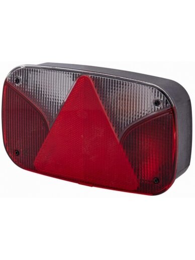 Galinis žibintas RH stačiakampio formos, 12V, raudonos/gintarinės spalvos, tvirtinamas varžtais, 247x60x138mm, Hella Galinis žibintas RH stačiakampio formos, 12V, raudonos/gintarinės spalvos, tvirtinamas varžtais, 247x60x138mm, Hella