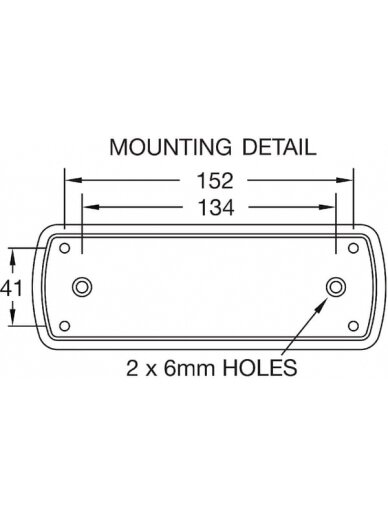 Galinis žibintas stačiakampio formos, 12/24V, gintarinis/raudonas, tvirtinamas varžtais, 186x66x55mm, Britax 1 Galinis žibintas stačiakampio formos, 12/24V, gintarinis/raudonas, tvirtinamas varžtais, 186x66x55mm, Britax 1