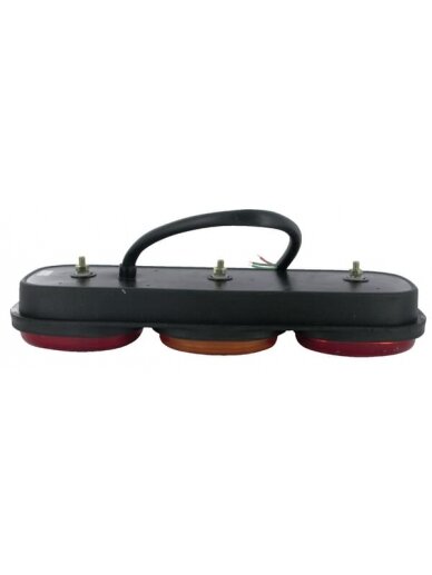 Galinis žibintas stačiakampio formos, 12/24V, raudonas/oranžinis, tvirtinamas varžtais, 334x112x57mm, Britax 2 Galinis žibintas stačiakampio formos, 12/24V, raudonas/oranžinis, tvirtinamas varžtais, 334x112x57mm, Britax 2